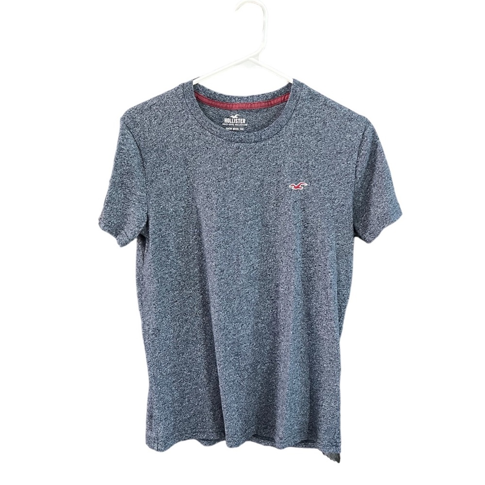 HOLLISTER Navy Blue Crew Neck Tee